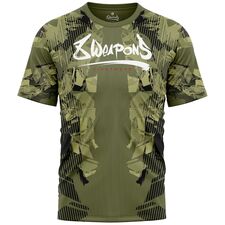 8 WEAPONS Functional T-Shirt, Hit 2.0, olive-black, S, Size: S, Colour: Khaki