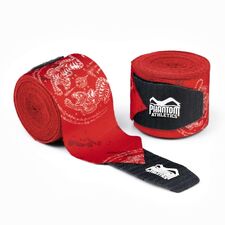 Bandes de boxe - Sak Yant, Couleur: Rouge, Longueur: 2.5m