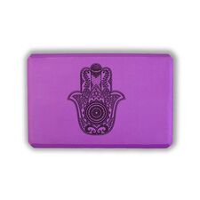 Hamsa" yoga brick Yoggys | Violet