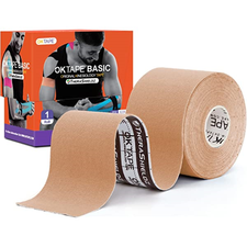 OK TAPE Kinesiology Tape Basic Beige 5cm x 5m, Farbe: Beige, Länge: 5.0m