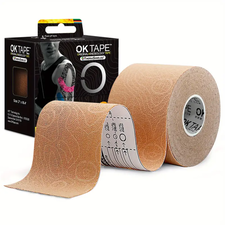 OK TAPE PRO Bande de kinésiologie, 5cm X 5m Beige, Taille: Taille unique, Couleur: Beige, Longueur: 5.0m