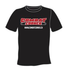 Combat Corner T-Shirt, Size: L, Colour: Schwarz