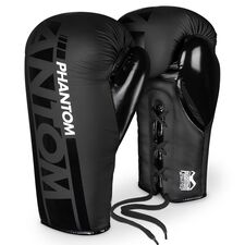 Boxing gloves APEX -Laces, Colour: Schwarz, OZ: 12oz