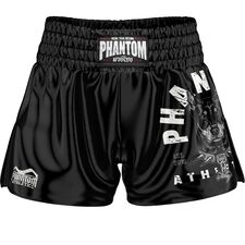 Muay Thai Shorts Dobermann, Size: M, Colour: Schwarz