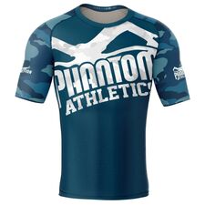 Rashguard Warfare, Taille: M, Couleur: Bleu