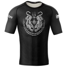 Rashguard Sak Yant, Taille: XL, Couleur: Noir