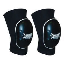 Combat Sports Ground & Pound Knee Pads, Size: S/M, Colour: Schwarz