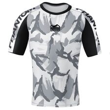 Rashguard Warfare - Whiteout, Taille: XL, Couleur: Gris