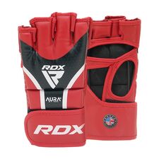 RDXGGR-T17RB-L+-RDX Grappling Gloves Aura Plus T-17 Red/Black-L