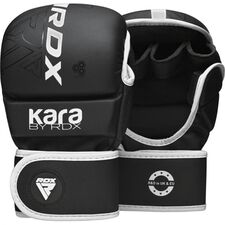 Grappling Gloves Shooter F6 Matte White Plus-L/XL, Colour: Schwarz, Size: L-XL