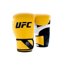 UFC PRO Boxing Training Gloves, Colour: Yellow, OZ: 14oz