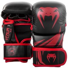 Sparring Gloves Venum Challenger 3.0, Couleur: Rouge, Taille ne pas utiliser: S
