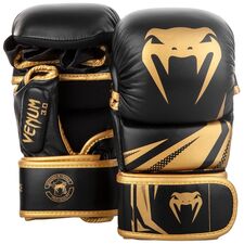 Venum Challenger 3.0 Sparring Gloves - Black/Gold, Couleur: Dore, Taille ne pas utiliser: S