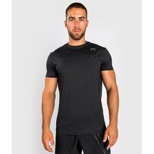 Venum Classic Evo Dry Tech T-Shirt - Black/Black Reflective - XL, Size: XL, Colour: Schwarz