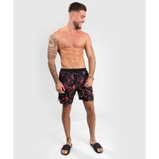 Venum Bali Jungle Boardshort - Red, Size: M, Colour: Rot