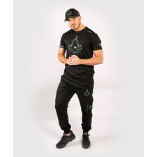 Venum Assassin's Creed Joggers - Black/Blue, Bekleidungsgrösse: S, Farbe: Schwarz