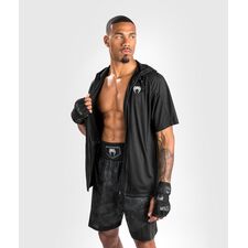 Venum Electron 3.0 Dry Tech Jacket - Short Sleeves - Black - XL, Size: XL, Colour: Schwarz