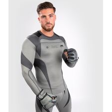 Venum Stone Rashguard - Long Sleeves  - Mineral Green - XL, Size: XL, Colour: Grey
