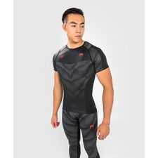 Venum Phantom Rashguard Short Sleeves, Size: L, Colour: Schwarz