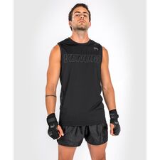 Venum Classic Evo Dry Tech Tank Top - Black/Black Reflective - S, Size: S, Colour: Schwarz