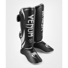 Venum Challenger Standup Shin Guards, Size: L, Colour: Schwarz