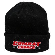 Combat Corner Beanie, Taille: Taille unique, Couleur: Noir