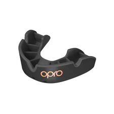 Mundschutz OPRO Self-Fit Bronze Kinder, Bekleidungsgrösse: One Size, Farbe: Schwarz