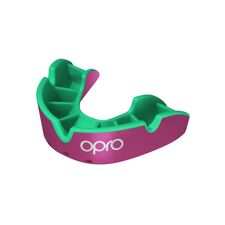 OPRO Self-Fit  Junior Silver - Pink/Green, Size: One Size, Colour: Violett