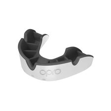 OPRO Self-Fit  Junior Silver - White/Black, Size: One Size, Colour: Weiss