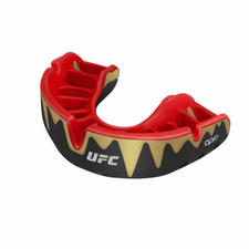 OP-102519001-OPRO Self-Fit UFC Platinum - Black/Gold/Red