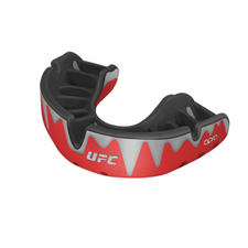 OPRO Self-Fit UFC  Platinum - Red/Silver/Black, Size: One Size, Colour: Rot