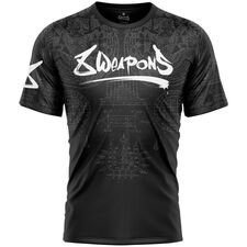 8 WEAPONS Functional T-Shirt, Hanuman Yant, black-grey S, Size: S, Colour: Schwarz