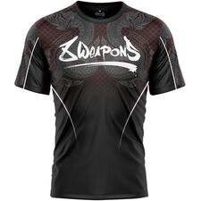 8 WEAPONS Functional T-Shirt, Naga Yant, black-red XXL, Size: 2XL, Colour: Schwarz