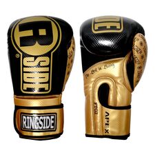 Ringside Apex Flash Sparring Gloves, Colour: Gold, OZ: 14oz