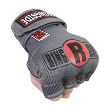 Ringside Gel Shock Quick Wraps, Size: L/XL, Colour: Grey