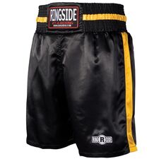 Ringside Pro Boxing Trunks, Size: XL, Colour: Schwarz