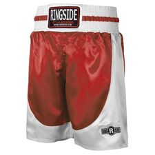 Ringside Pro Boxing Trunks, Size: L, Colour: Rot