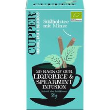 Organic licorice tea with mint 30g 20 bags Cupper
