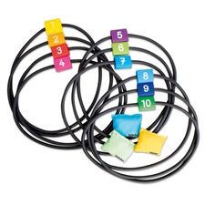Jump &amp; Throw" hopscotch rings Beleduc