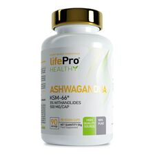 Ashwagandha 500mg KSM66 90vcaps Life Pro