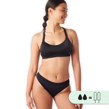 Menstrual swimwear stockings "Héléades" Woman Smoon | Black L