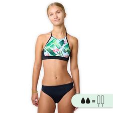 Bas de maillot de bain menstruel "Héliades" Fille Smoon | Noir 10 - 12 ans