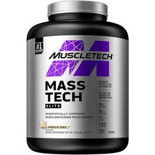 Mass-Tech Gainer Elite 3.18kg MuscleTech | Vainilla
