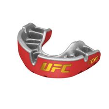 OPRO Self-Fit UFC  Junior Gold - Red/Silver, Size: One Size, Colour: Rot