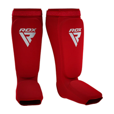 Hosiery Shin Instep Foam Red/White-M, Size: M, Colour: Rot