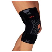 OproTec Knee Sleeve with Stabilizer-Medium, Size: M, Colour: Schwarz