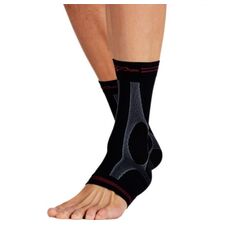 OproTec Ankle Sleeves BLK-XL, Size: XL, Colour: Schwarz