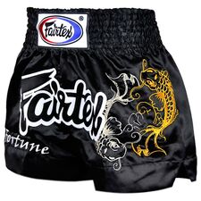 Muay Thai Shorts Fairtex My Fortune, Size: L, Colour: Schwarz