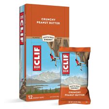 Barre énergétique 68g Clif Bar (lot de 12) | Crunchy