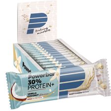 30% Protein+ 55g PowerBar (pack of 15) | Vanilla Coconut